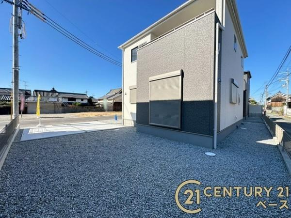 リーブルガーデン長柄町 ２号棟 ／新築一戸建の庭|■現地撮影写真■多用途に使用可能！広々としたお庭があります！