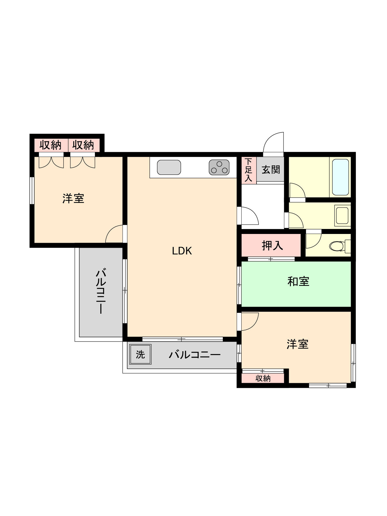 〇ファイン宜野湾の間取り