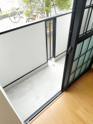 サンパティークＢのバルコニー