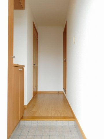 サンパティークＢの玄関