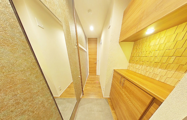 熊本市中央区大江６丁目の賃貸マンションの玄関