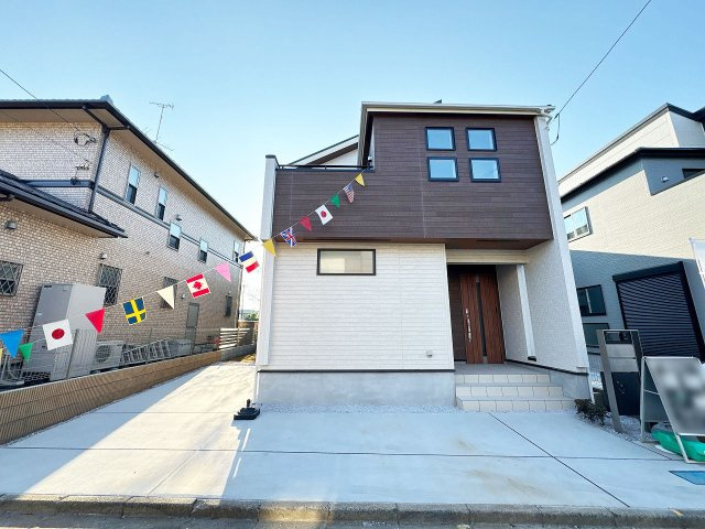 【外観】 | 川越市砂新田1丁目　新築一戸建住宅　全2棟　(ふじみ野店) | 建物完成につきご内覧可能です！