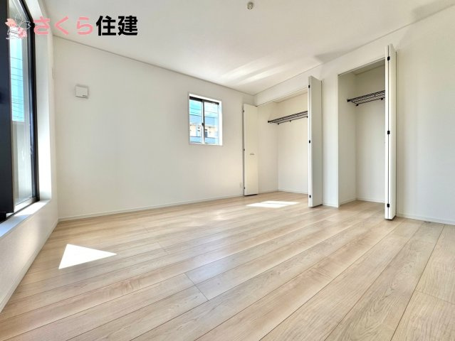 クレイドルガーデン　宇都宮市峰第６　１号棟の洋室|広々とした洋室です♪お子様の成長に伴って増えていく荷物にも対応できます！