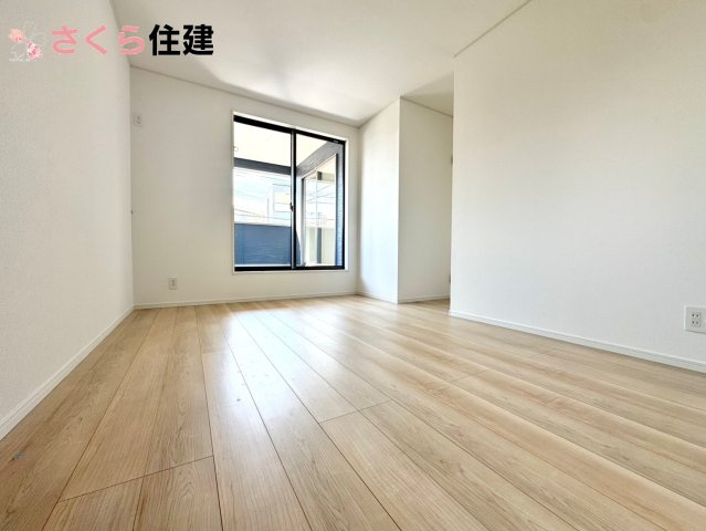 クレイドルガーデン　宇都宮市峰第６　１号棟の洋室|各部屋に収納あります！荷物が多い子育て世代や、趣味道具の多い方にもうれしいですね♪