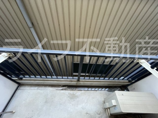 長栄寺ハイツのバルコニー|陽当たり良好なバルコニーです