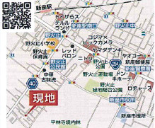 売地　KIS新座市野火止13期の地図