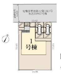 さいたま市指扇領別所　　新築一戸建て　リーブルガーデン　01の区画図