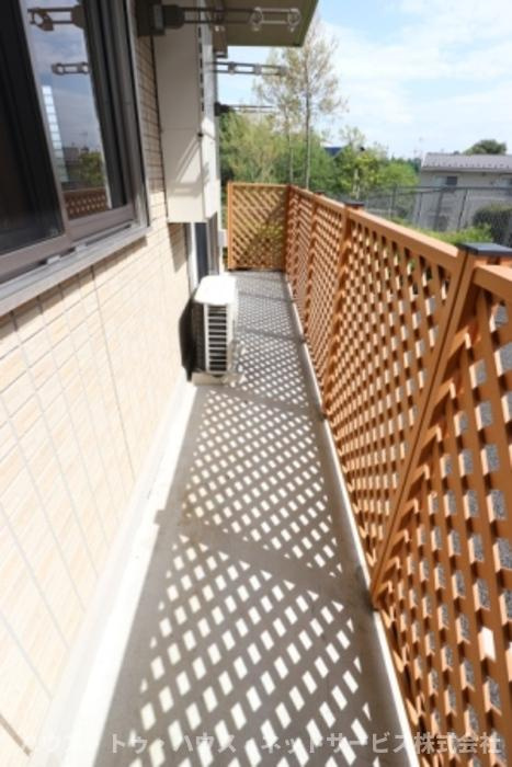 ラフォーレ上ノ台　Ｃのバルコニー