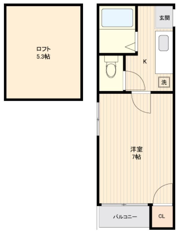 グリーンコート百道の間取り