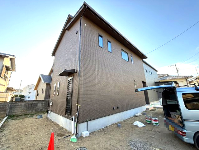 北久米町の新築のおうち　松山市北久米町新築戸建の外観|外観もきれいです