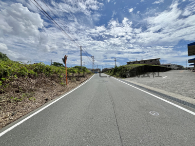 【前面道路含む現地写真】 | 磐田市一言　住宅用地 | 前面道路及び現地写真