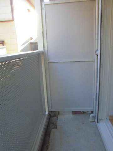 グランパームのバルコニー|陽当たり良好なバルコニーです