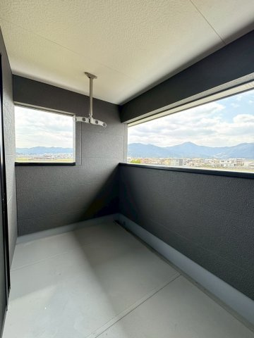 SUN COURTーサンコート－小倉南区中曽根6丁目【小倉南区　新築戸建て】のバルコニー|奥行きのあるインナーバルコニー♪【小倉南区　新築戸建て】