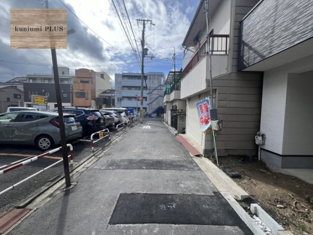 大阪市旭区新森2丁目の前面道路含む現地写真