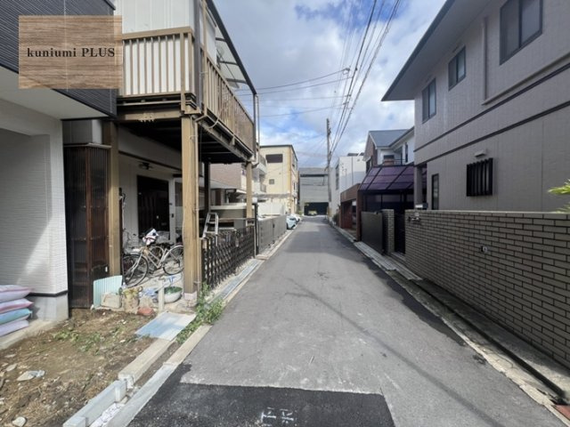 大阪市旭区新森2丁目の前面道路含む現地写真