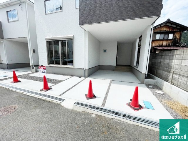 大津市錦織　第1期　新築一戸建ての駐車場|駐車スペース！散水栓があるので、こまめに愛車を洗えます！
