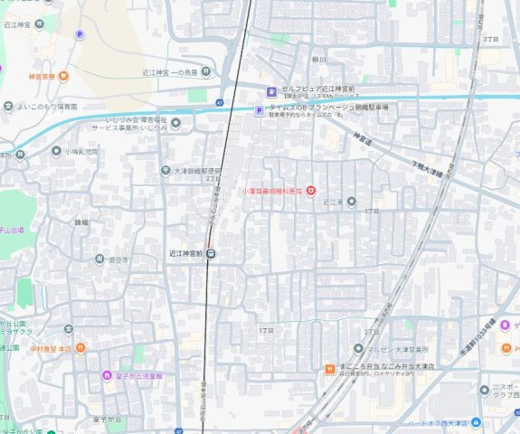 大津市錦織　第1期　新築一戸建ての地図