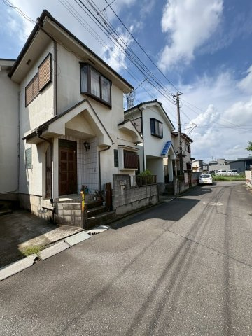 川越市中台元町2丁目　中古戸建　「新河岸系」徒歩24分　敷地28坪　【福原小学区】の前面道路含む現地写真