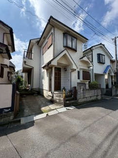 【前面道路含む現地写真】 | 川越市中台元町2丁目　中古戸建　「新河岸系」徒歩24分　敷地28坪　【福原小学区】