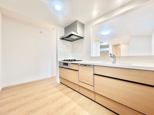 練馬区錦1丁目　新築戸建のキッチン|ビルトインタイプの食洗機付き！家事の時間と、手洗いに比べて使用水量も軽減します！
2025.09.11撮影

ご内見希望・資料請求などお気軽にお問い合わせ下さい！
03-5990-5201