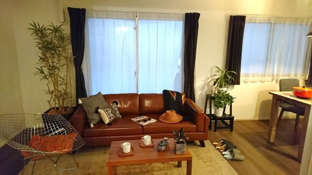 エンクレスト博多EAST PARKの居間・リビング|ゆったりとした居間です