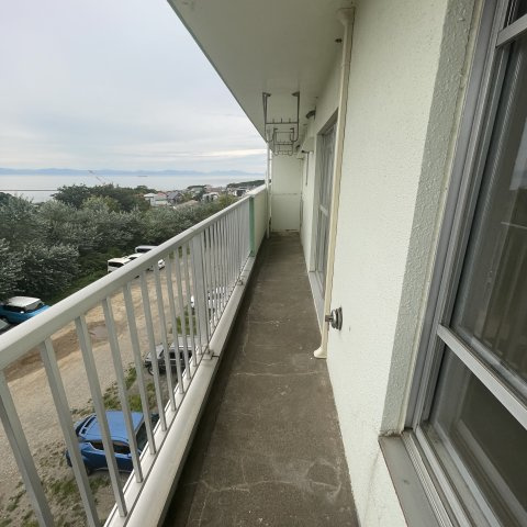 スワンマンションのバルコニー