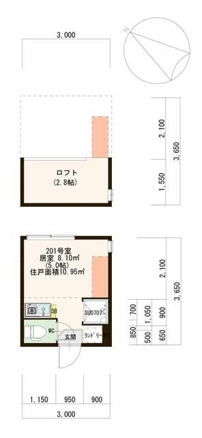 ハーモニーテラス大山の間取り|☆このお部屋は仲介手数料0.55ヶ月☆