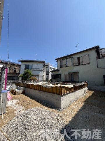 平塚市田村7丁目　新築戸建の外観|外観は落ち着いています
