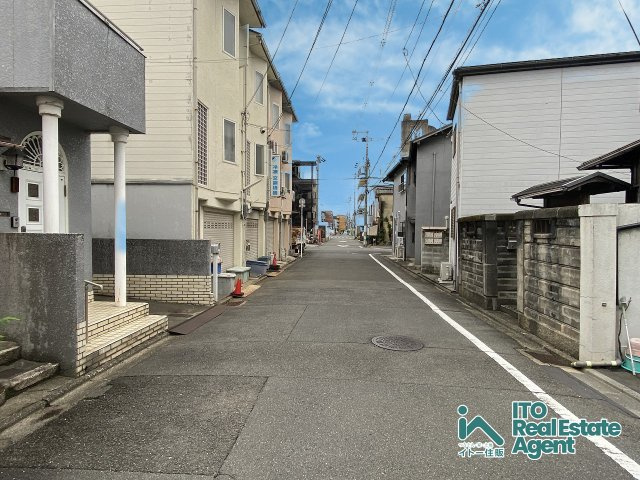 一乗寺地蔵本町 土地の前面道路含む現地写真