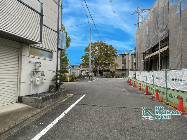 一乗寺地蔵本町 土地の前面道路含む現地写真