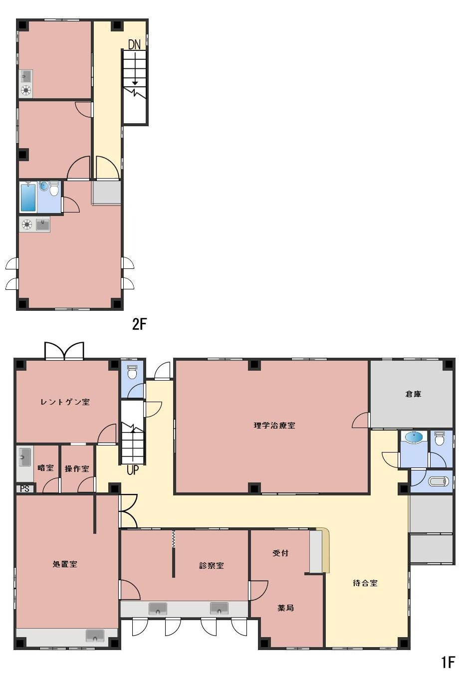 ６５８７６　岐阜市太郎丸北郷 事業用の間取り