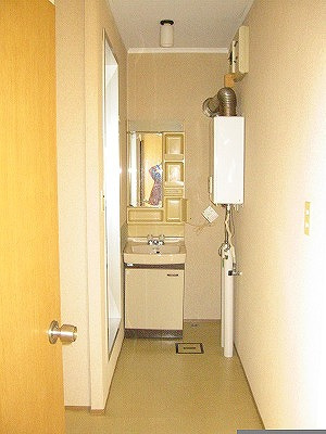 遠野市早瀬町２丁目のアパートの洗面所