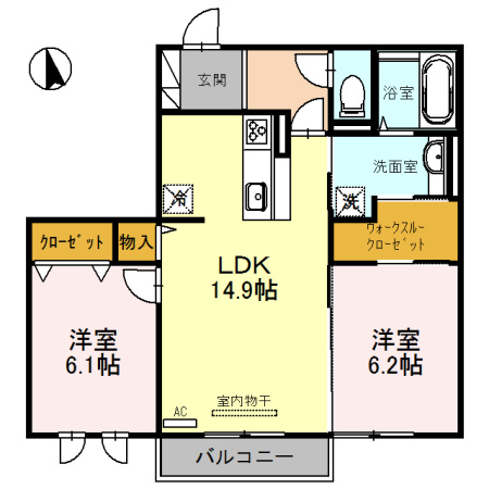 プランドールの間取り