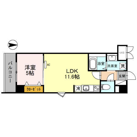 プリモアネッソの間取り