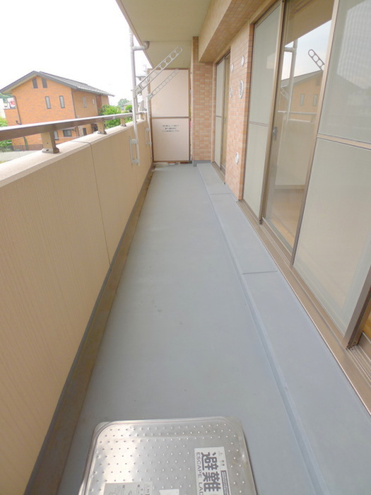 ビューフレア片町のバルコニー|落ち着いた時間を過ごせるバルコニーです