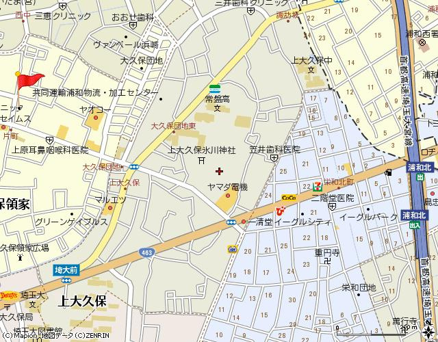 ビューフレア片町の地図