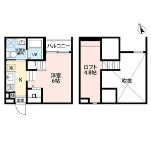 Kiino(キーノ)　名古屋市賃貸　仲介手数料無料の間取り