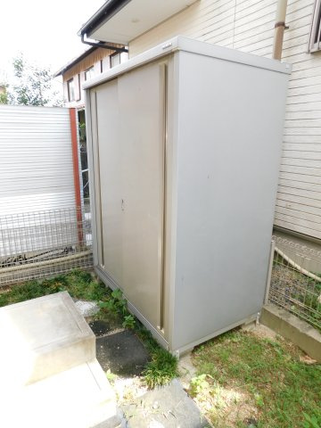 名古屋市西区清里町の中古一戸建の庭|◇倉庫◇　　庭に物置付き！