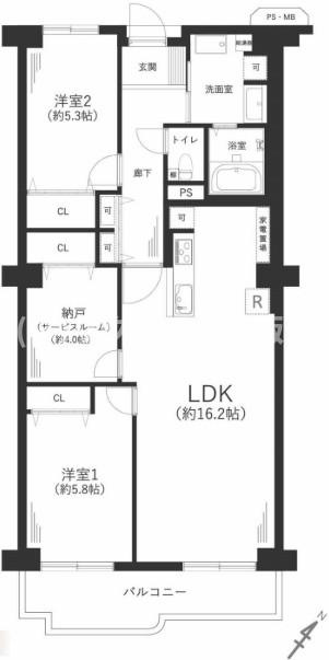 寝屋川コーポラスの間取り|間取り図はいかがですか？ご希望を叶える間取りですか？リビングの広さは？水回りの位置は？カウンターキッチン？など色々な情報が集約されています。弊社ではリフォームなどのご相談も承っております。