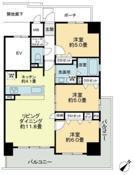 Ｓｏｐｈｉａ　Ｇａｒｄｅｎ博多の間取り