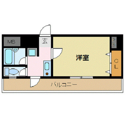 ピュアドームリブレ薬院の間取り