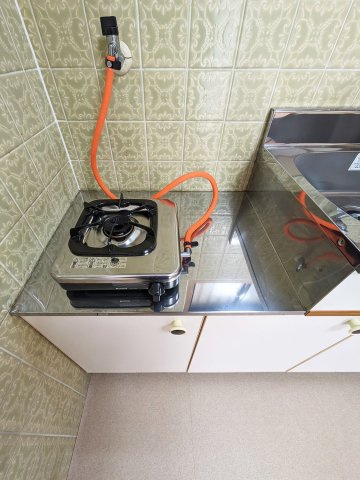 グリーンハウスのキッチン|きれいなキッチンです