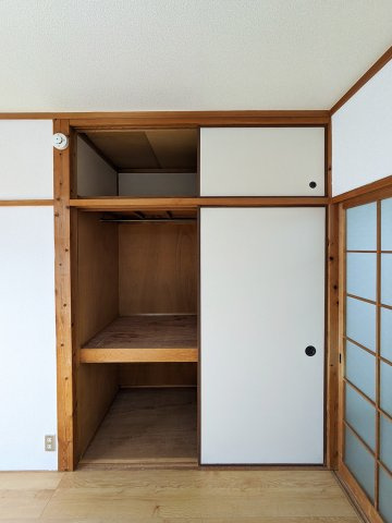 グリーンハウスの収納|専用の収納スペースです