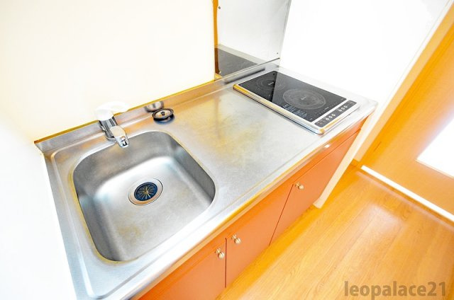 レオパレスＤのキッチン|設備・使用は号室により異なる為、現況を優先致します。