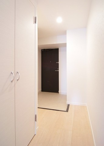 エンクレスト渡辺通Ⅱの玄関|シンプルで使いやすい玄関です