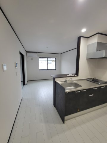 ニュースカイタウンD棟の居間・リビング