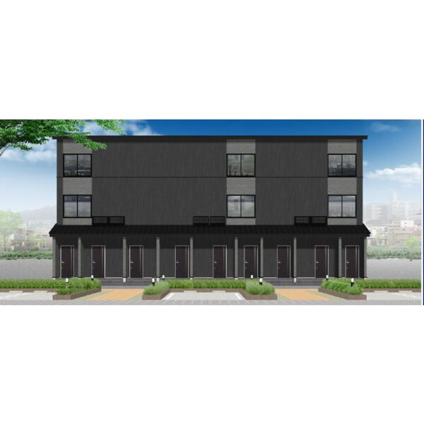 ニュースカイタウンA棟の外観