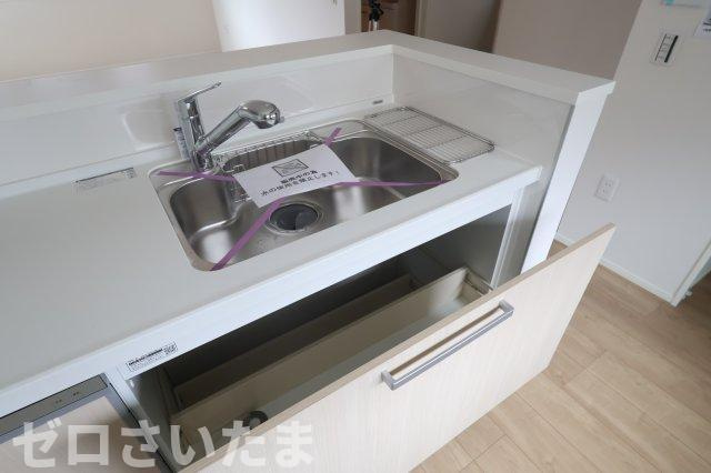 《仲介手数料無料》南区辻２丁目21-1新築一戸建てケイアイスタイルのキッチン|2025年10月3日 11:20 曇り
