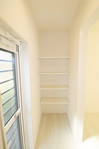 郡山市台新2丁目2期　　　１号棟　　　大成小学校、郡山第１中学区の収納