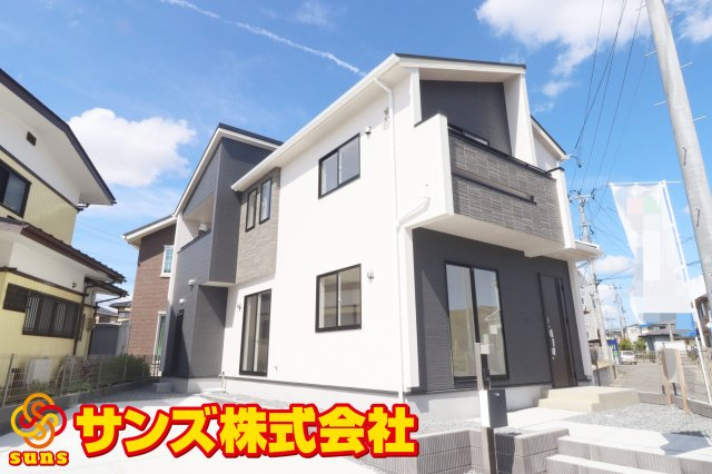 郡山市台新2丁目2期　　　１号棟　　　大成小学校、郡山第１中学区の外観|南東側から見た外観